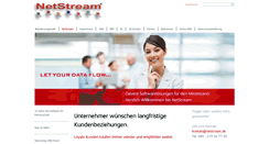 Desktop Screenshot of netstream.de