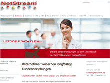 Tablet Screenshot of netstream.de
